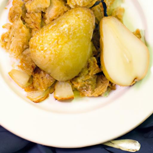 Cozy Up with a Zesty Ginger-Spiced Pear Crumble Recipe