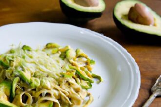 Fresh & Creamy: Zucchini Noodles with Avocado Sauce Recipe