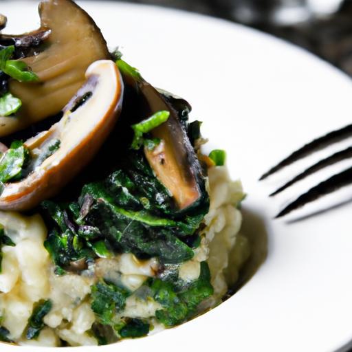 Earthy Elegance: Crafting the Perfect Mushroom Spinach Risotto