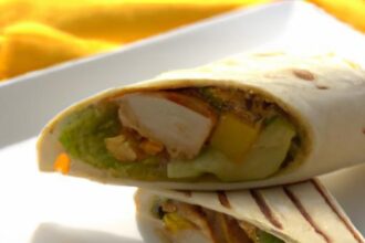 Deliciously Fresh: Avocado and Turkey Wrap Recipe Delight