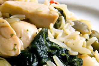 Wholesome Chicken and Spinach Orzo: A Nutritious Delight