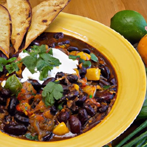 Hearty Chicken & Black Bean Chili: A Flavorful Fiesta Recipe