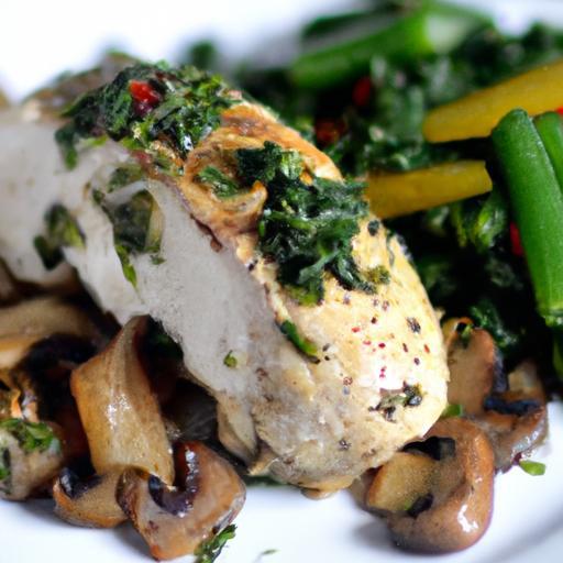 Savory Mushroom & Spinach Stuffed Chicken Recipe Delight