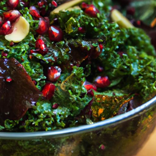 Brighten Your Plate: Pomegranate & kale Salad Recipe