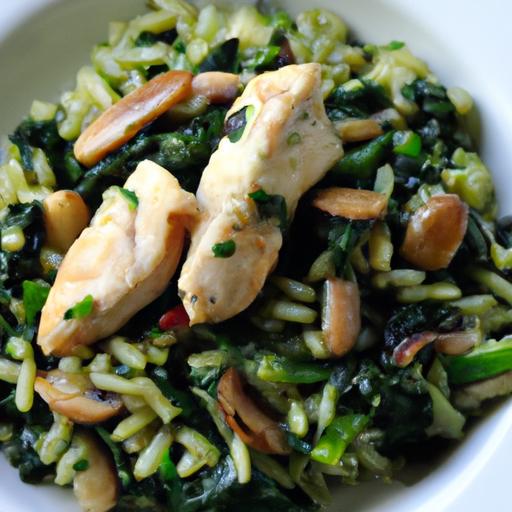 Wholesome Chicken and Spinach Orzo: A Nutritious Delight