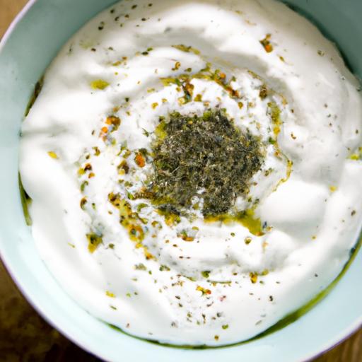 Creamy Labneh with Za'atar: A Flavorful Herbed Yogurt Spread