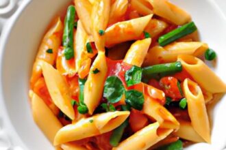 Wholesome Pasta with Veggies & Garlic: A Flavorful Delight