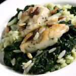 Wholesome Chicken and Spinach Orzo: A Flavorful Delight