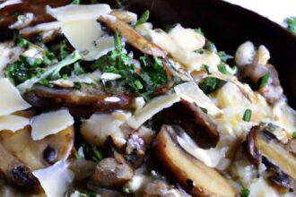 Effortless One-Pot Mushroom Risotto: A Creamy Delight