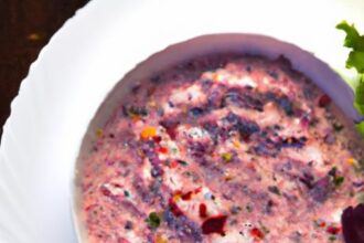 Vibrant Beet & Yogurt Dip: A Flavorful Middle Eastern Mezze