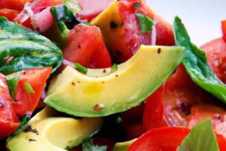 Refreshing Tomato & Avocado Salad: A Simple Healthy Delight