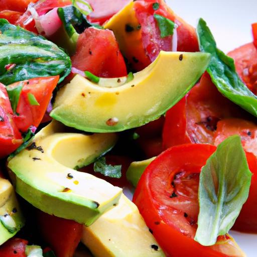 Refreshing Tomato & Avocado Salad: A Simple Healthy Delight