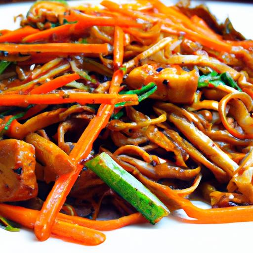 Delicious Vegan Char Kway Teow: A Flavorful Flat Noodle Treat