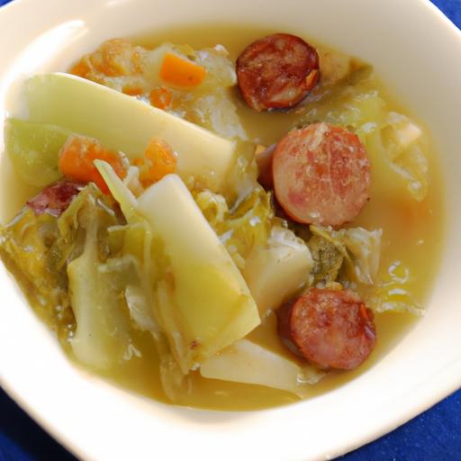 Hearty Cabbage and Sausage Soup: A Cozy Recipe Delight