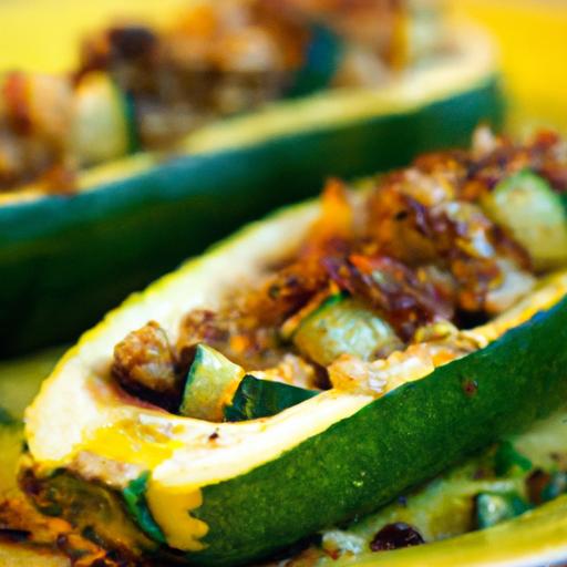 Delicious Stuffed Zucchini Recipe: A flavorful Twist