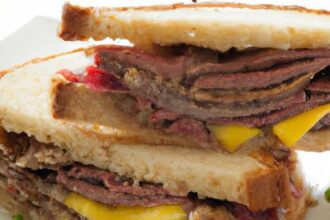 Ultimate Roast Beef & Cheese Sandwich: A Savory Delight Recipe