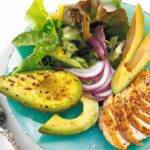 Fresh & Flavorful: Grilled Chicken Salad with Creamy Avocado