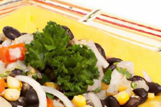 Zesty Black Bean and Corn Salad: A Fresh Flavor Fiesta