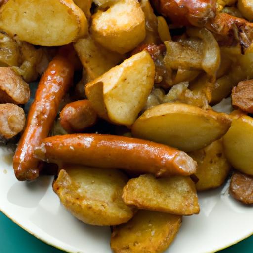 Salchipapas Recipe: crispy Fried Sausages and Potatoes Delight