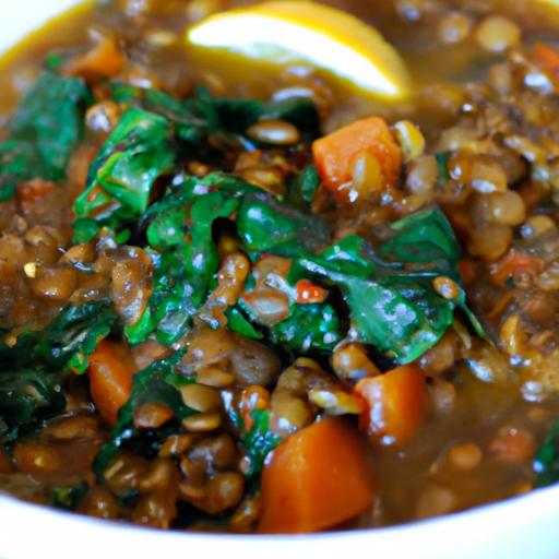 Hearty Lentil and Spinach Stew: A Nutritious Comfort Dish