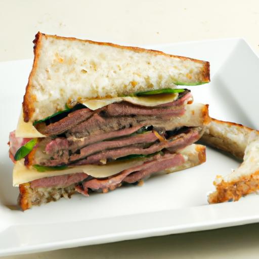 Ultimate Roast Beef & Cheese Sandwich: A Savory Delight Recipe