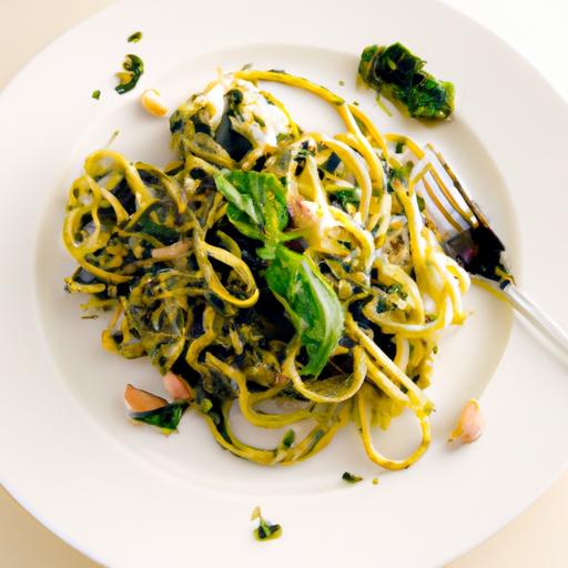 Linguine al Pesto Genovese: Classic Italian Flavor Unveiled