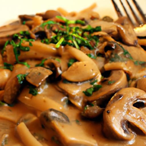 Creamy ​Mushroom Stroganoff: ⁣A Savory ⁢Vegan ⁢Delight Recipe
