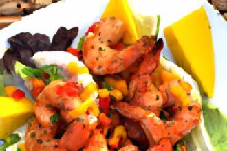 Sizzle & Sweet: Spicy Grilled Shrimp with Mango Salsa Recipe